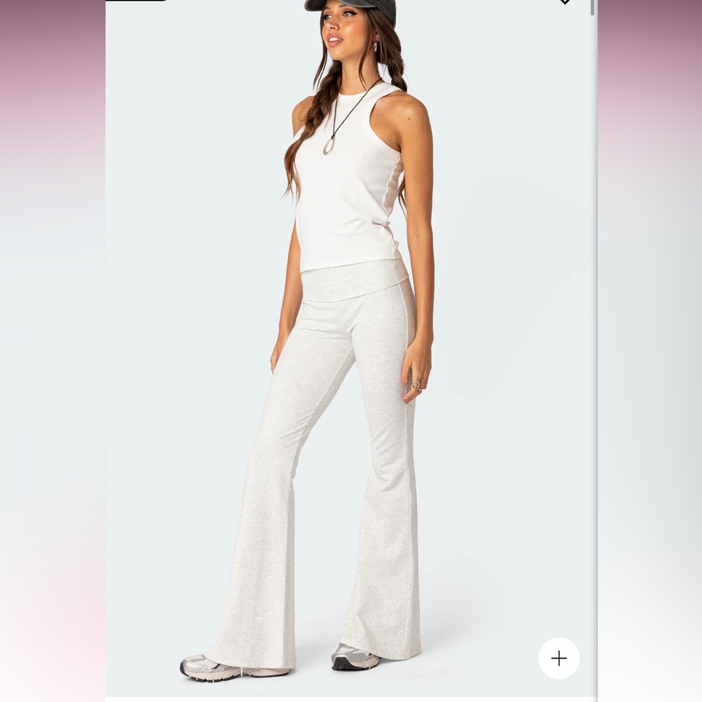 NEW PacsunxEdikted fold over light grey leggings